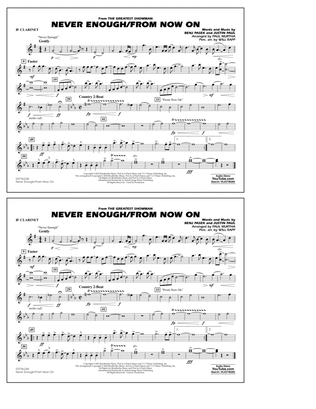 Book cover for Never Enough/From Now On - Bb Clarinet