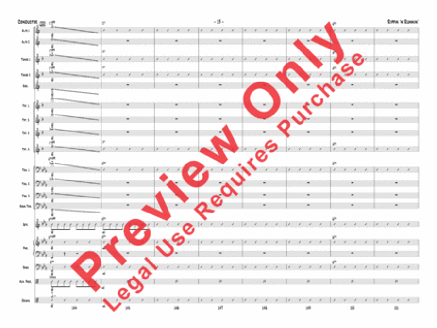 Rippin' 'n Runnin' Jazz Ensemble scores gallery preview page 20