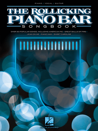 Book cover for The Rollicking Piano Bar Songbook
