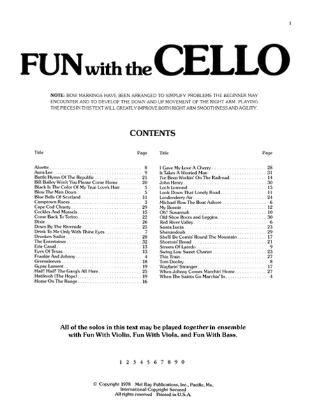 Fun with the Cello