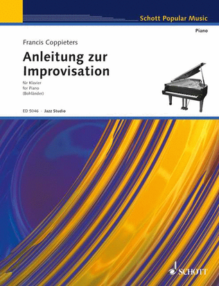 Book cover for Anl Zur Improvisations Piano