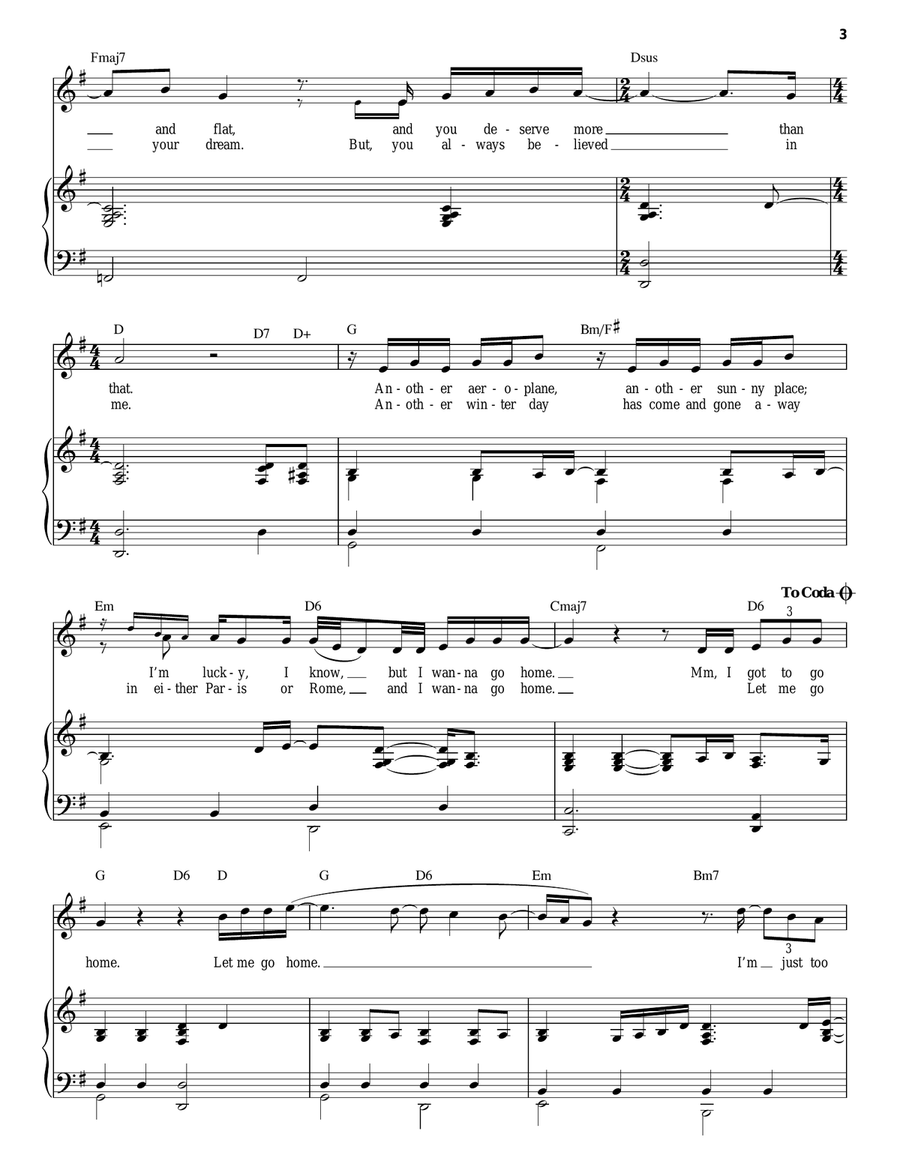 Home Piano, Vocal scores gallery preview page 3