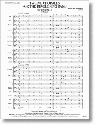 Twelve Chorales for the Developing Band