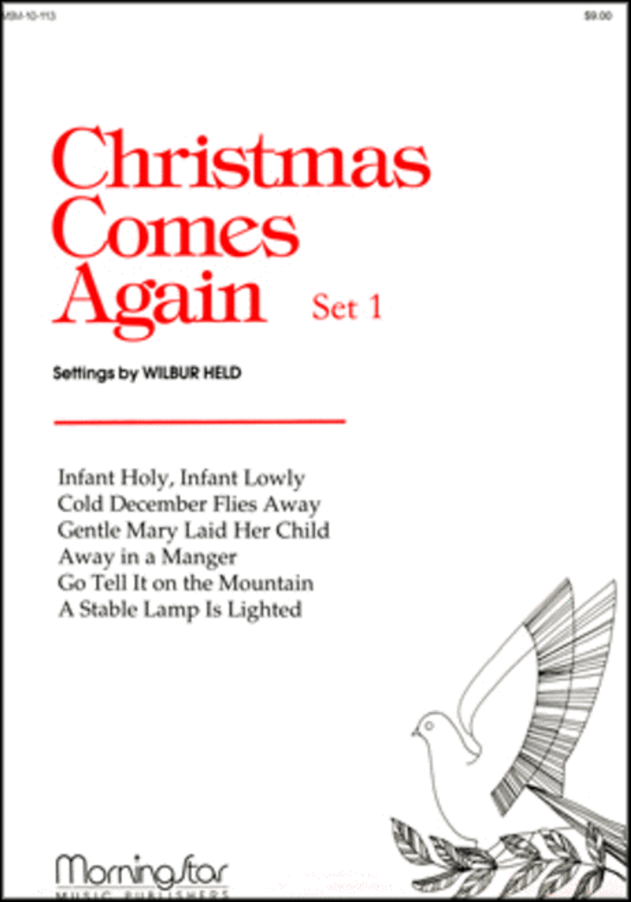 Christmas Comes Again, Set 1 Organ scores gallery preview page 1