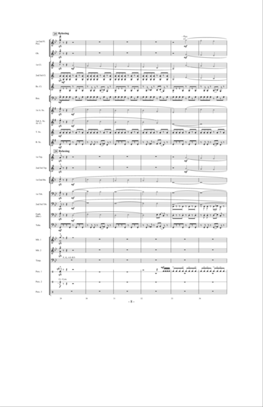 Toward the North Star Toward the North Star Concert Band scores gallery preview page 7