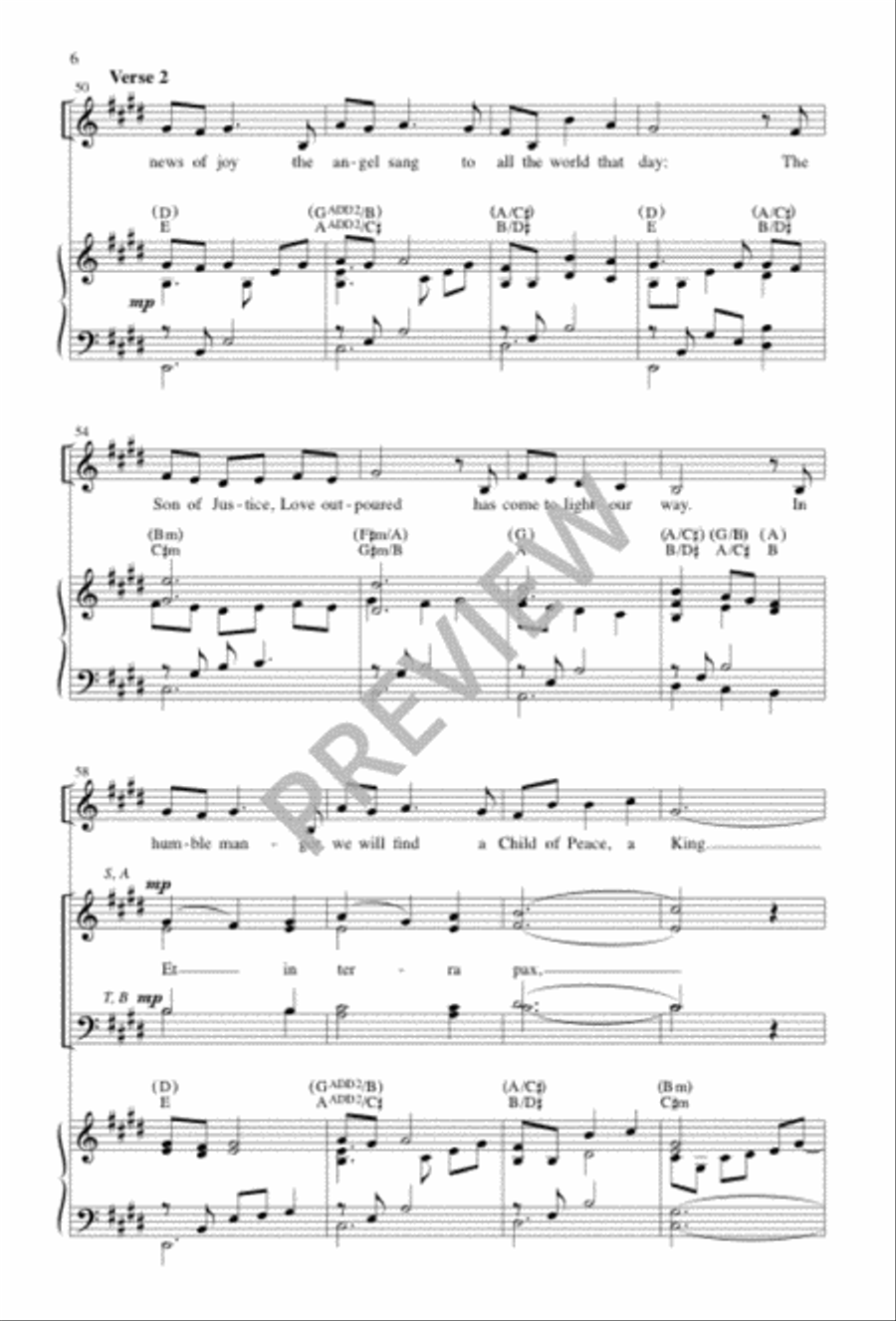 That Holy Night That Holy Night 4-Part scores gallery preview page 6