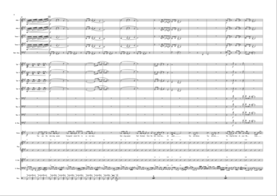Dancing Queen Jazz Ensemble scores gallery preview page 6