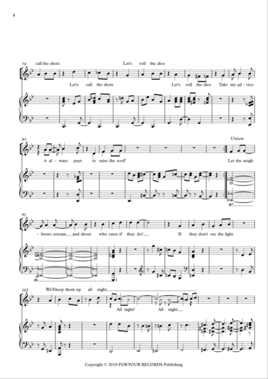 Raise The Roof Raise The Roof SSA scores gallery preview page 4