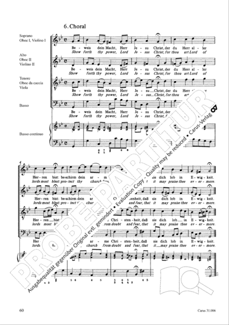 Stay with us, for it draws on toward evening (Bleib bei uns, denn es will Abend werden) 4-Part scores gallery preview page 61