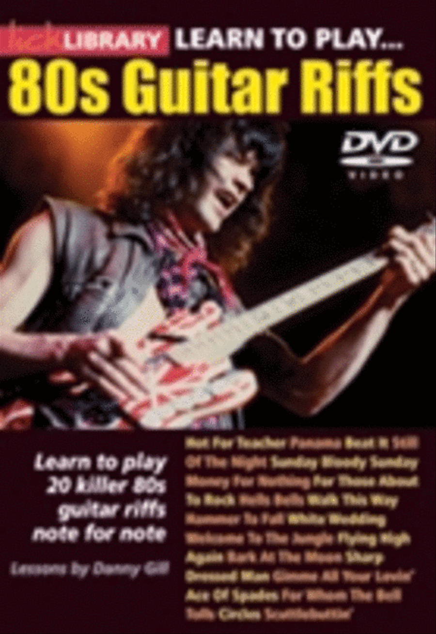 Learn To Play 80s Guitar Riffs Electric Guitar scores gallery preview page 1