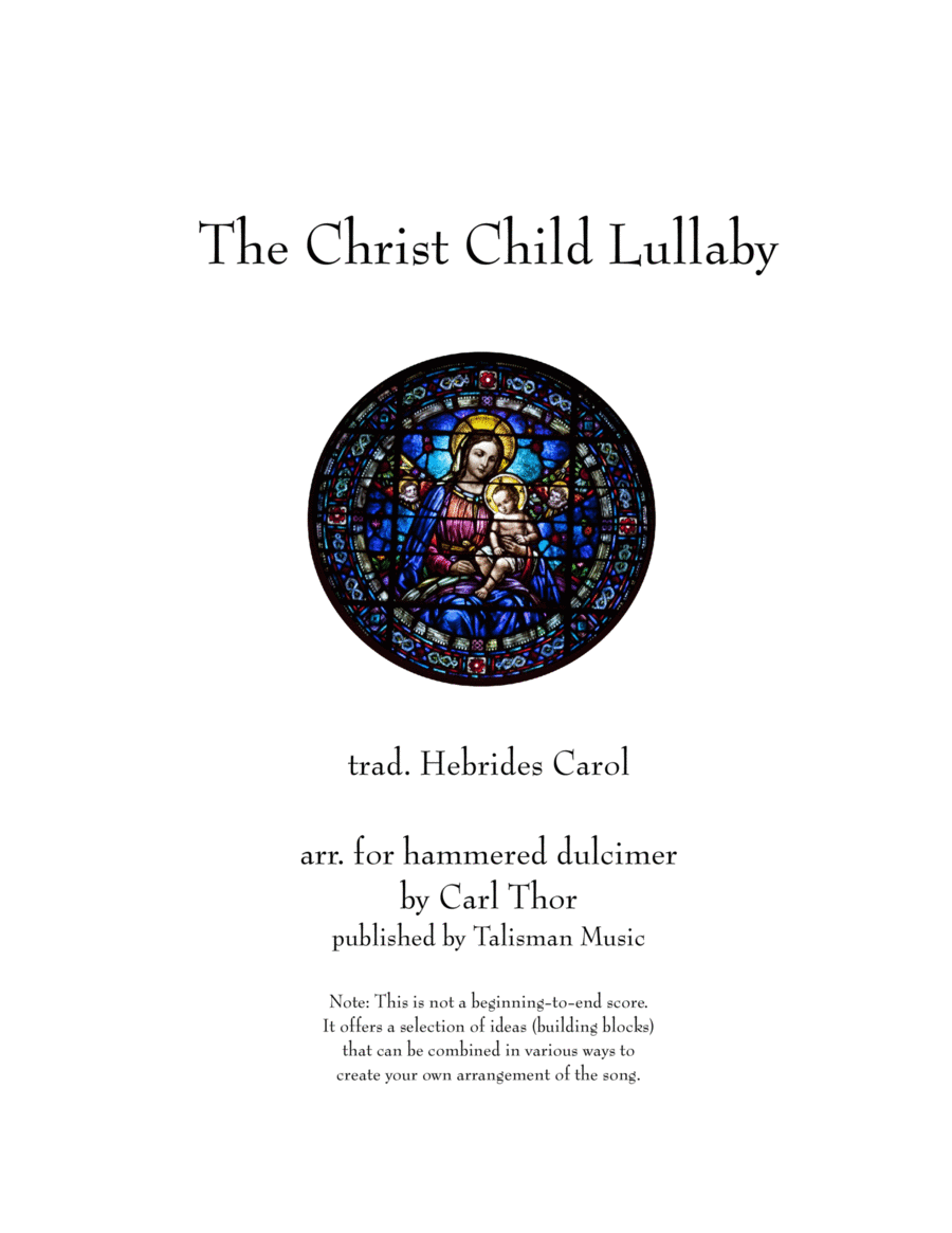 The Christ Child Lullaby (Hebrides Carol) image number null