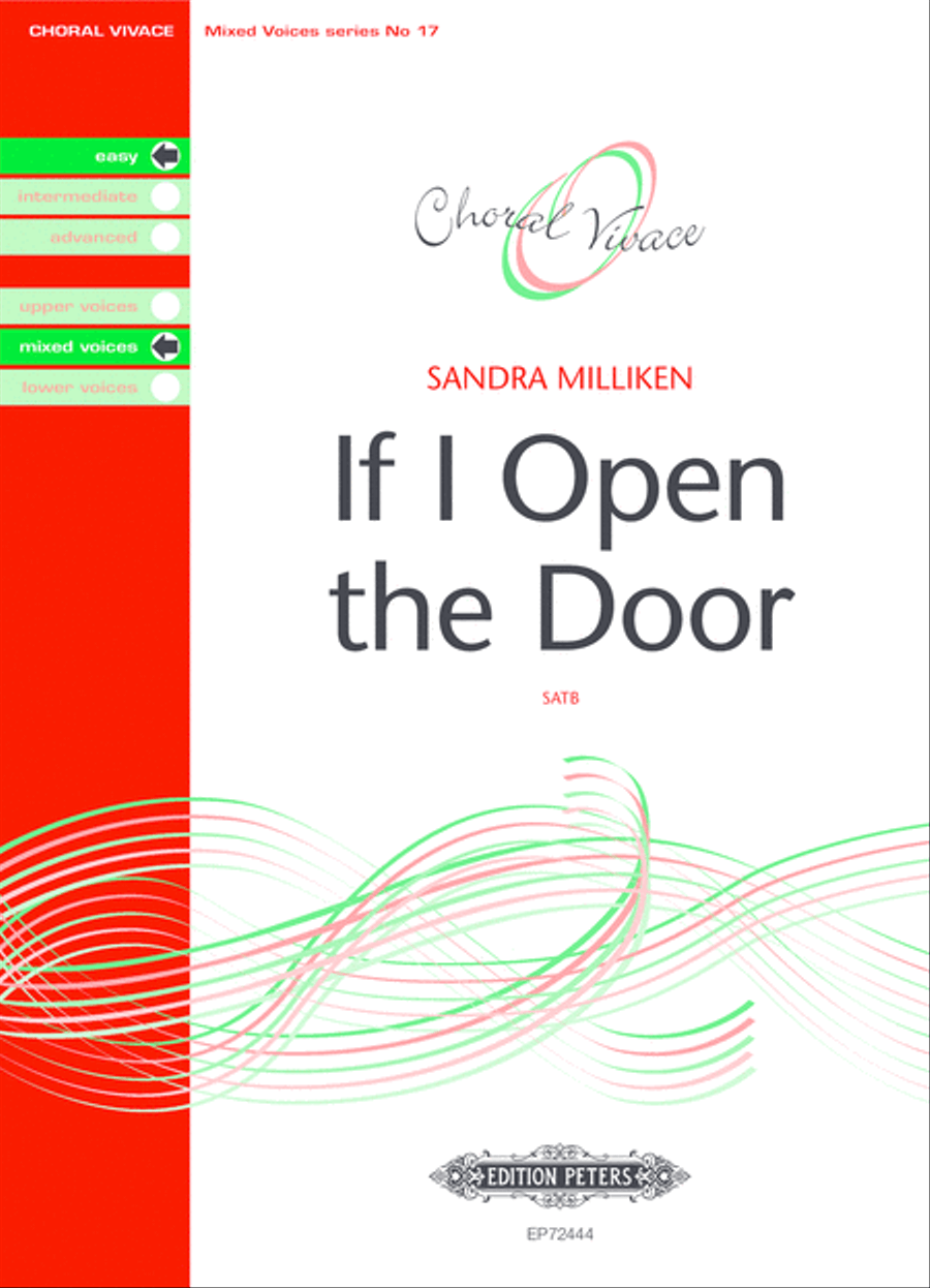 If I open the door for SATB Choir 4-Part scores gallery preview page 2