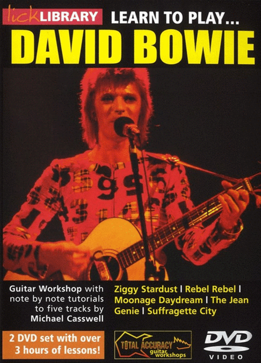 Learn To Play David Bowie Guitar scores gallery preview page 1