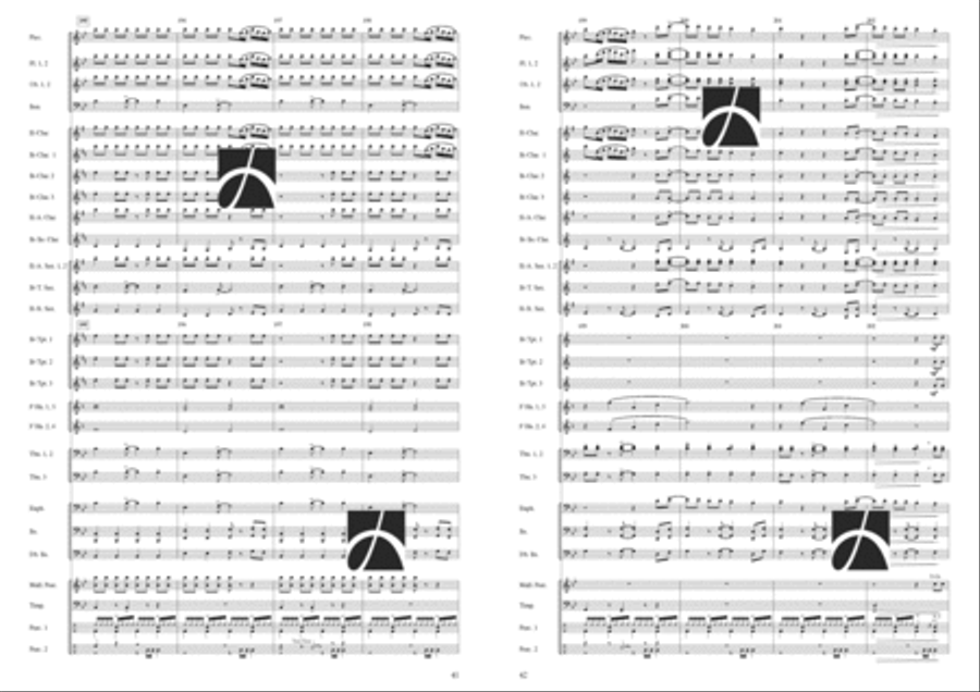 Tanz der Vampire Concert Band scores gallery preview page 19