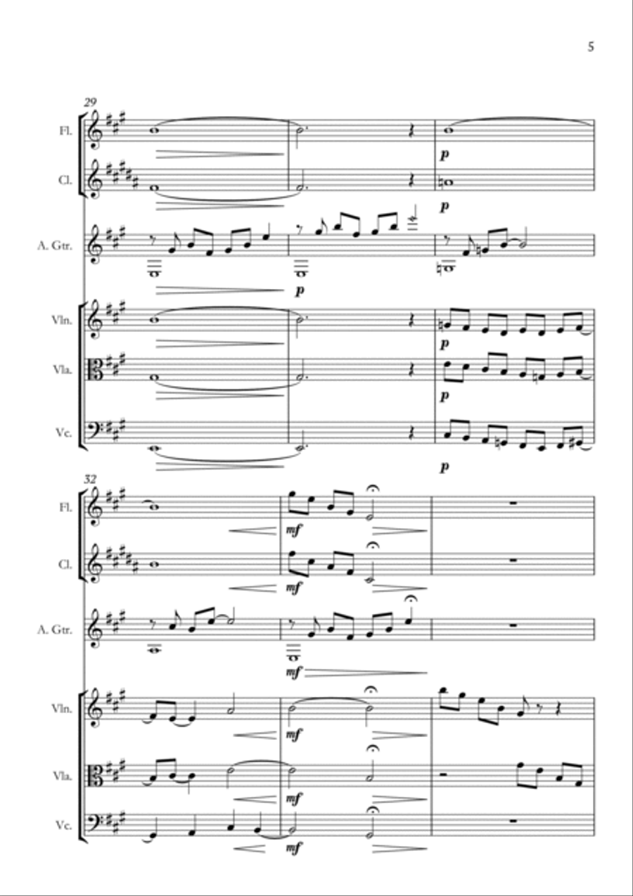 Wet Hands Clarinet scores gallery preview page 5
