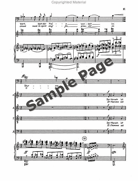 Cantata 6 Vocal Score