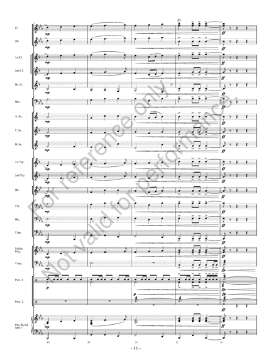 Captain Courageous Concert Band scores gallery preview page 12