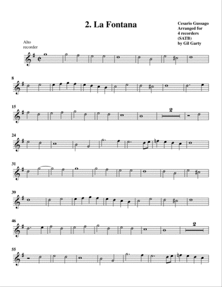 Sonata no.2 a4 (28 Sonate a quattro, sei et otto, con alcuni concerti (1608)) 
