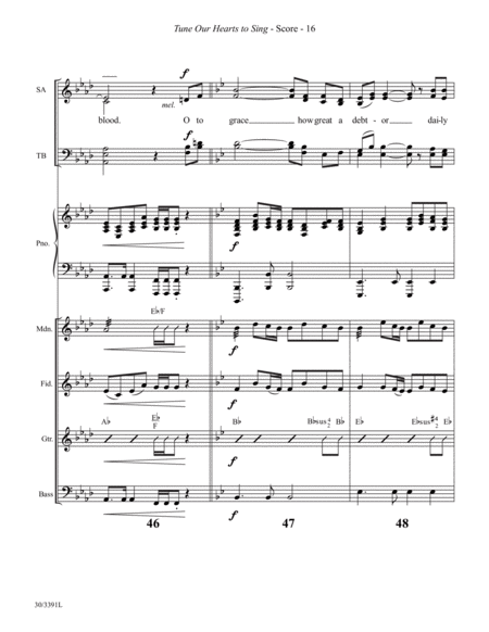 Tune Our Hearts to Sing - Instrumental Ensemble Score and Parts