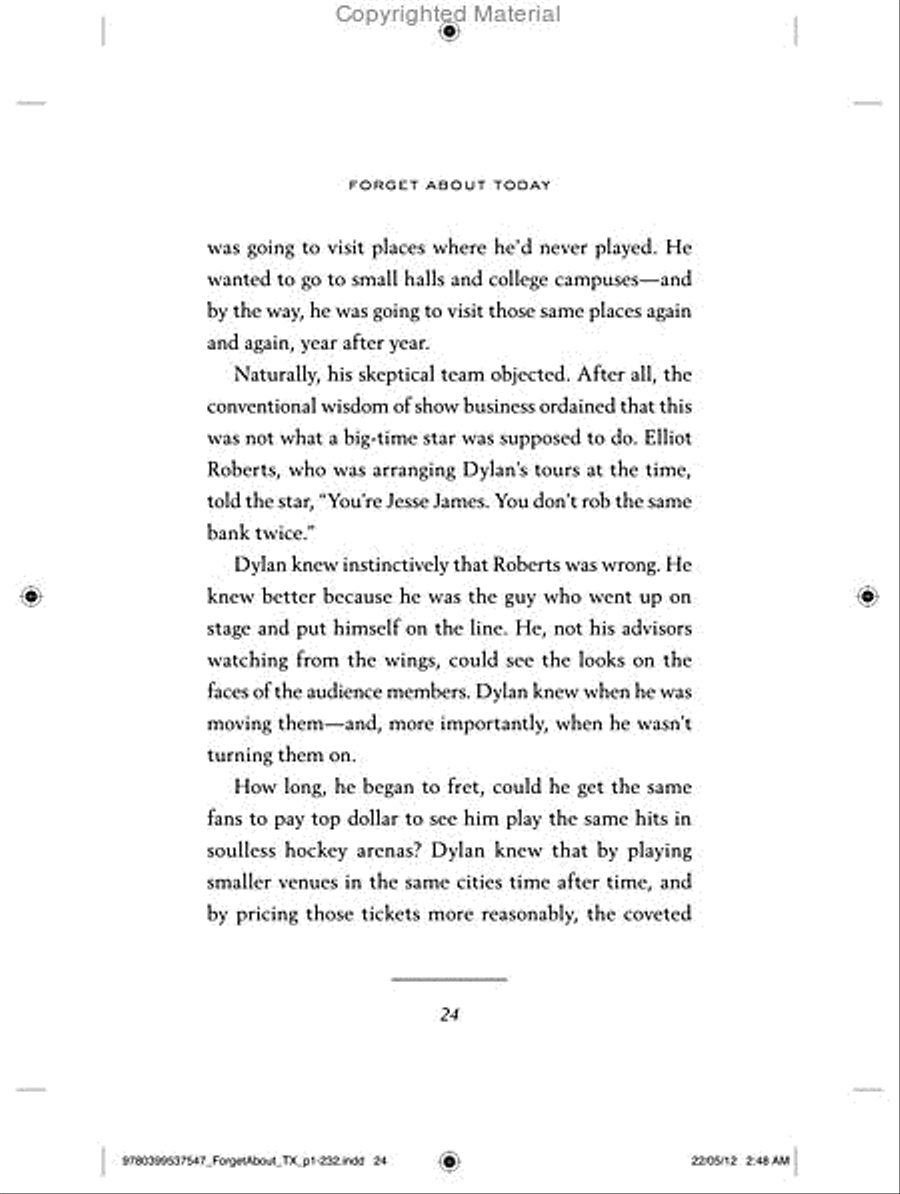 Forget About Today Guitar scores gallery preview page 25