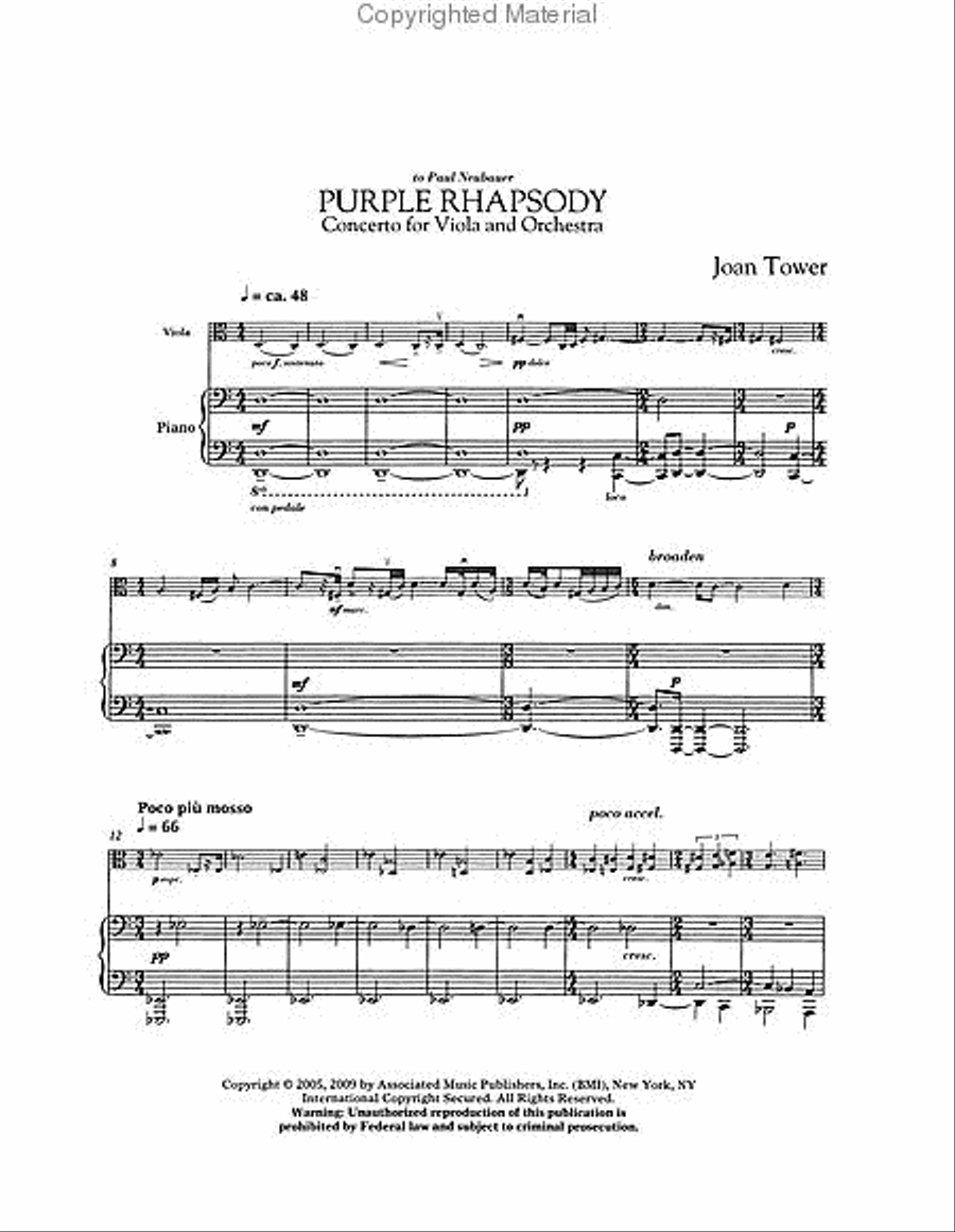 Purple Rhapsody Purple Rhapsody Piano Accompaniment scores gallery preview page 2