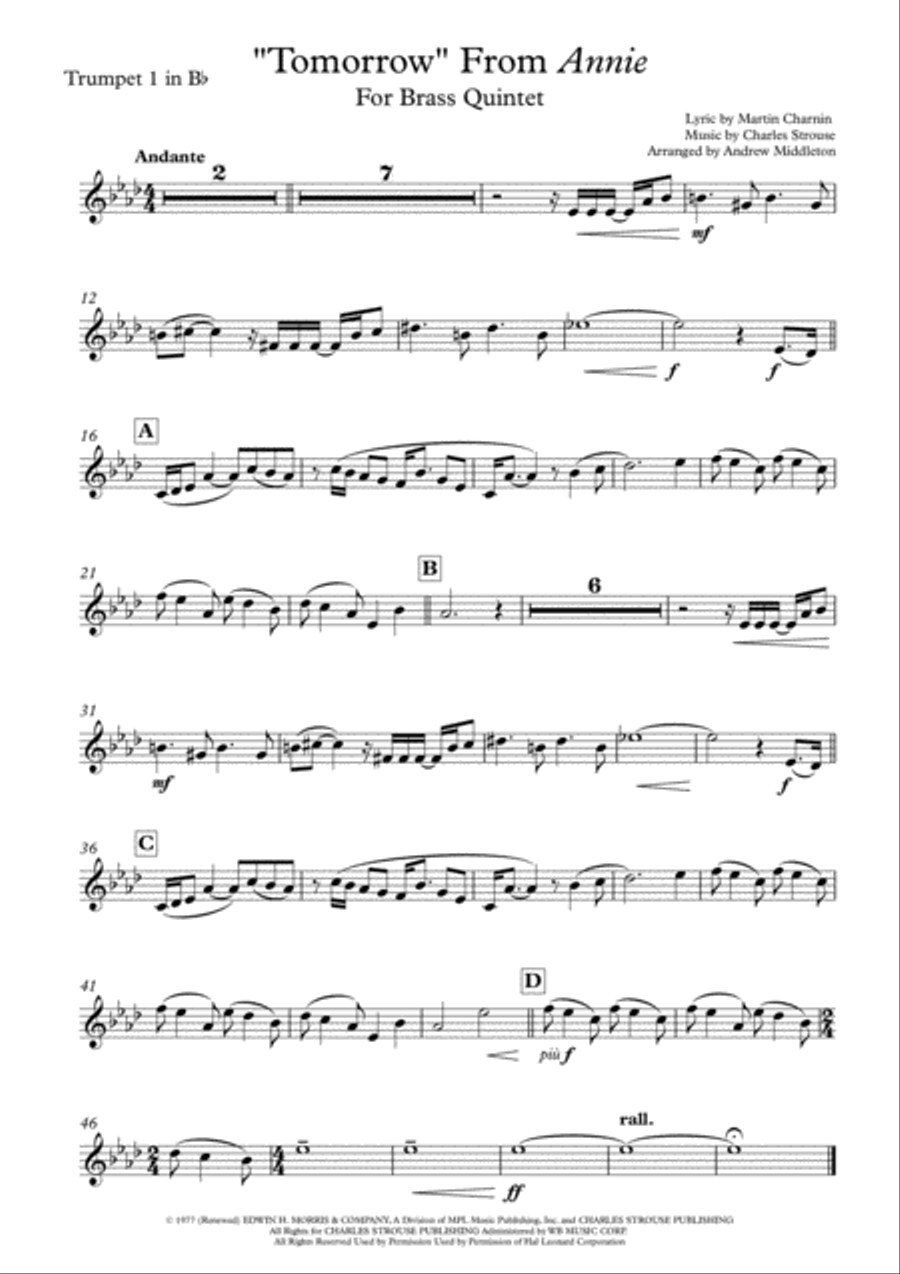 Tomorrow Brass Ensemble scores gallery preview page 5