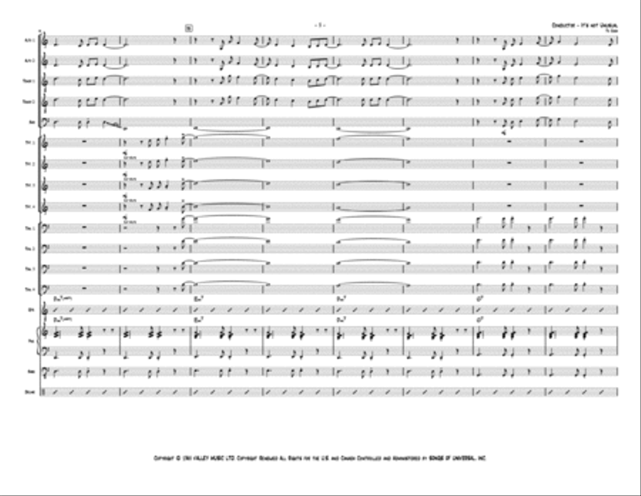 It's Not Unusual Jazz Ensemble scores gallery preview page 5