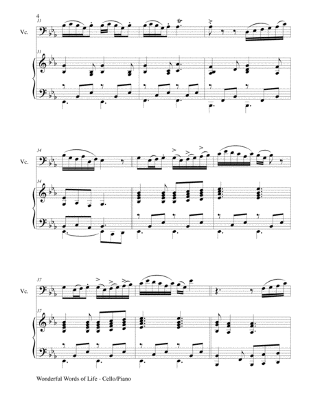 3 HYMNS OF ENCOURAGEMENT (for Cello and Piano with Score/Parts) image number null