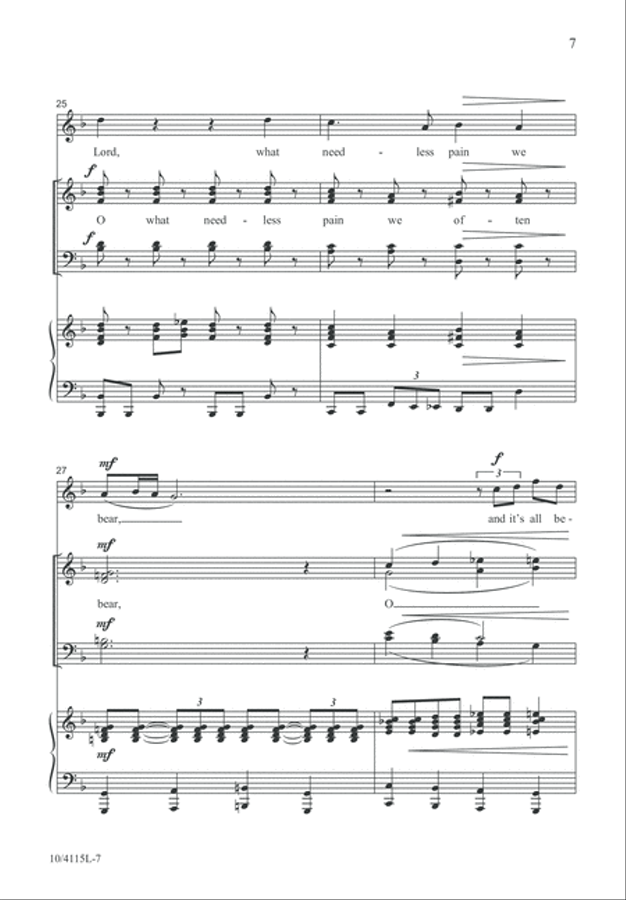 What a Friend 4-Part scores gallery preview page 8