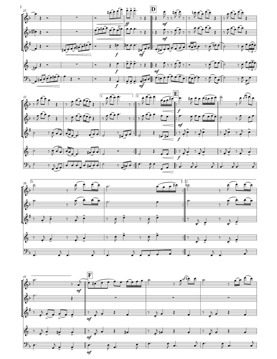 El Condor Pasa: Wind Quintet Woodwind Quintet scores gallery preview page 3