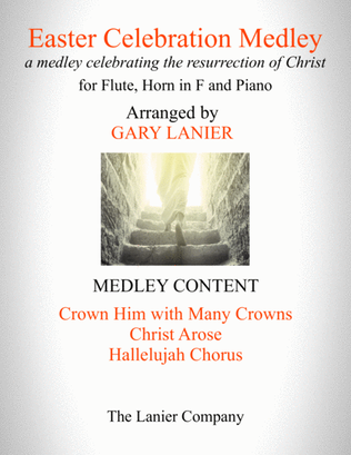 Book cover for EASTER CELEBRATION MEDLEY (for Flute, Horn in F and Piano with Instrument Parts)