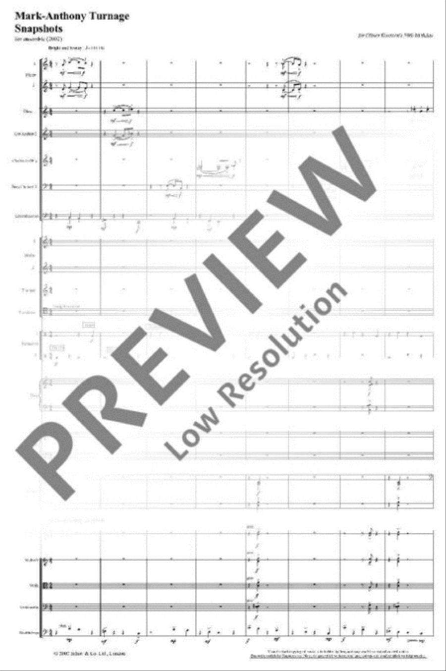 Snapshots Bassoon scores gallery preview page 2