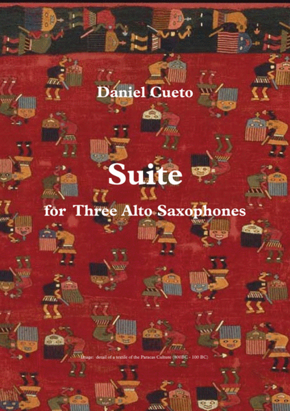 SUITE for Three Alto Saxophones image number null