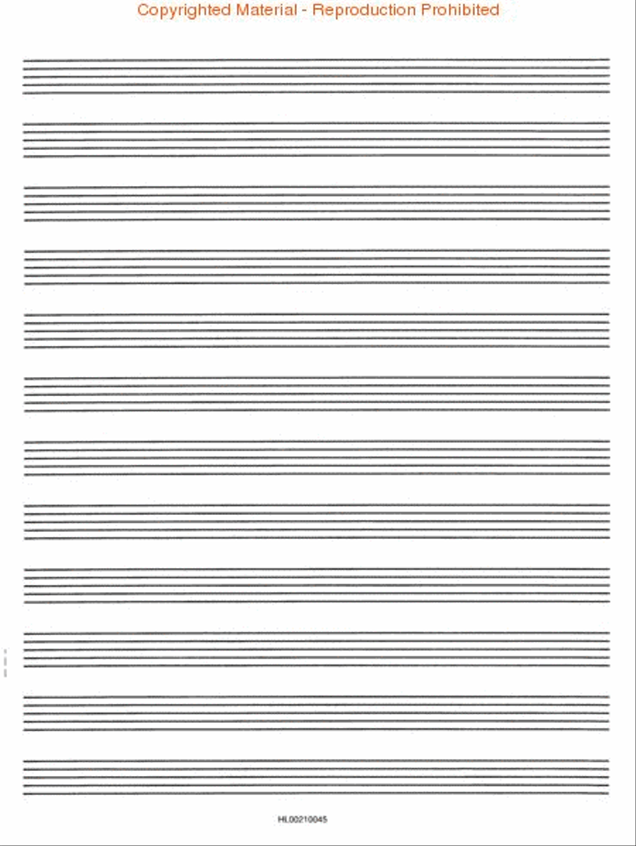 The Big Book of Staff Paper Staff Paper scores gallery preview page 2
