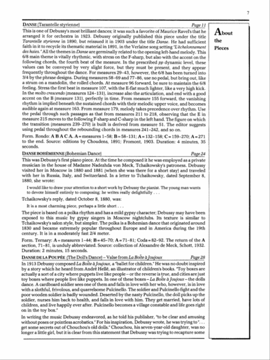 Dances of Debussy Dances of Debussy Piano Solo scores gallery preview page 7