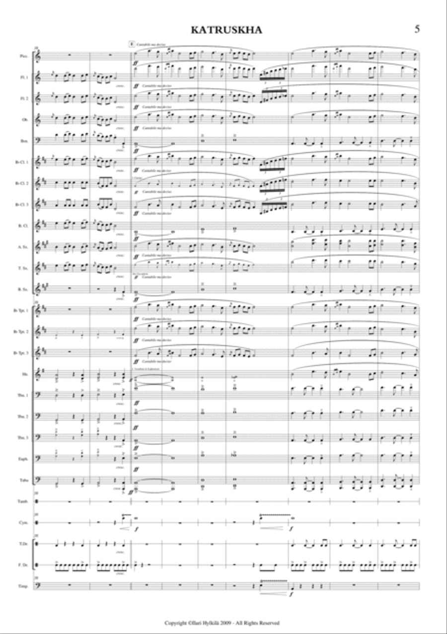 KATRUSKHA for Concert Band Concert Band scores gallery preview page 5