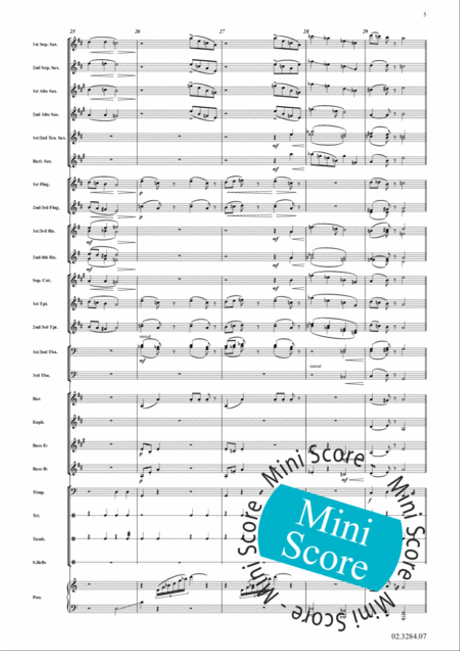 It's a Wonderful Christmas Fanfare Band scores gallery preview page 11