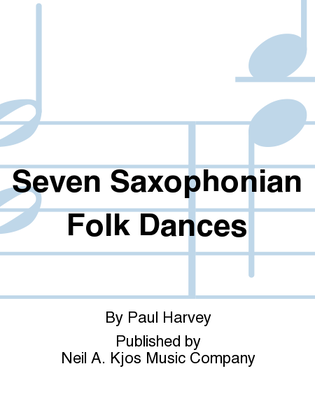 Book cover for Seven Saxophonian Folk Dances