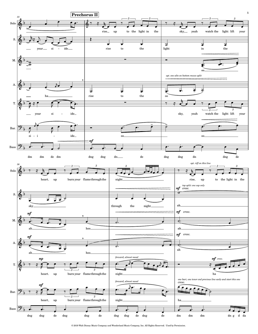 Spirit Spirit A Cappella scores gallery preview page 5
