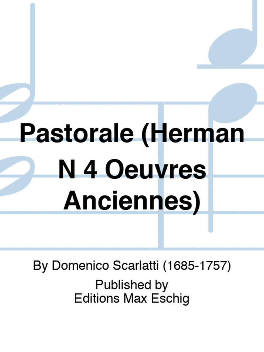 Pastorale (Herman N 4 Oeuvres Anciennes)