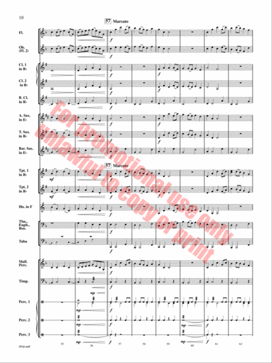 Greenwood Lake Greenwood Lake Concert Band scores gallery preview page 11