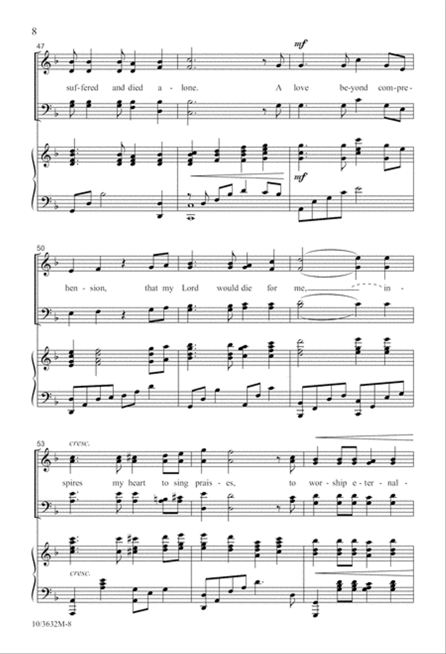 I Stand Amazed I Stand Amazed 4-Part scores gallery preview page 9