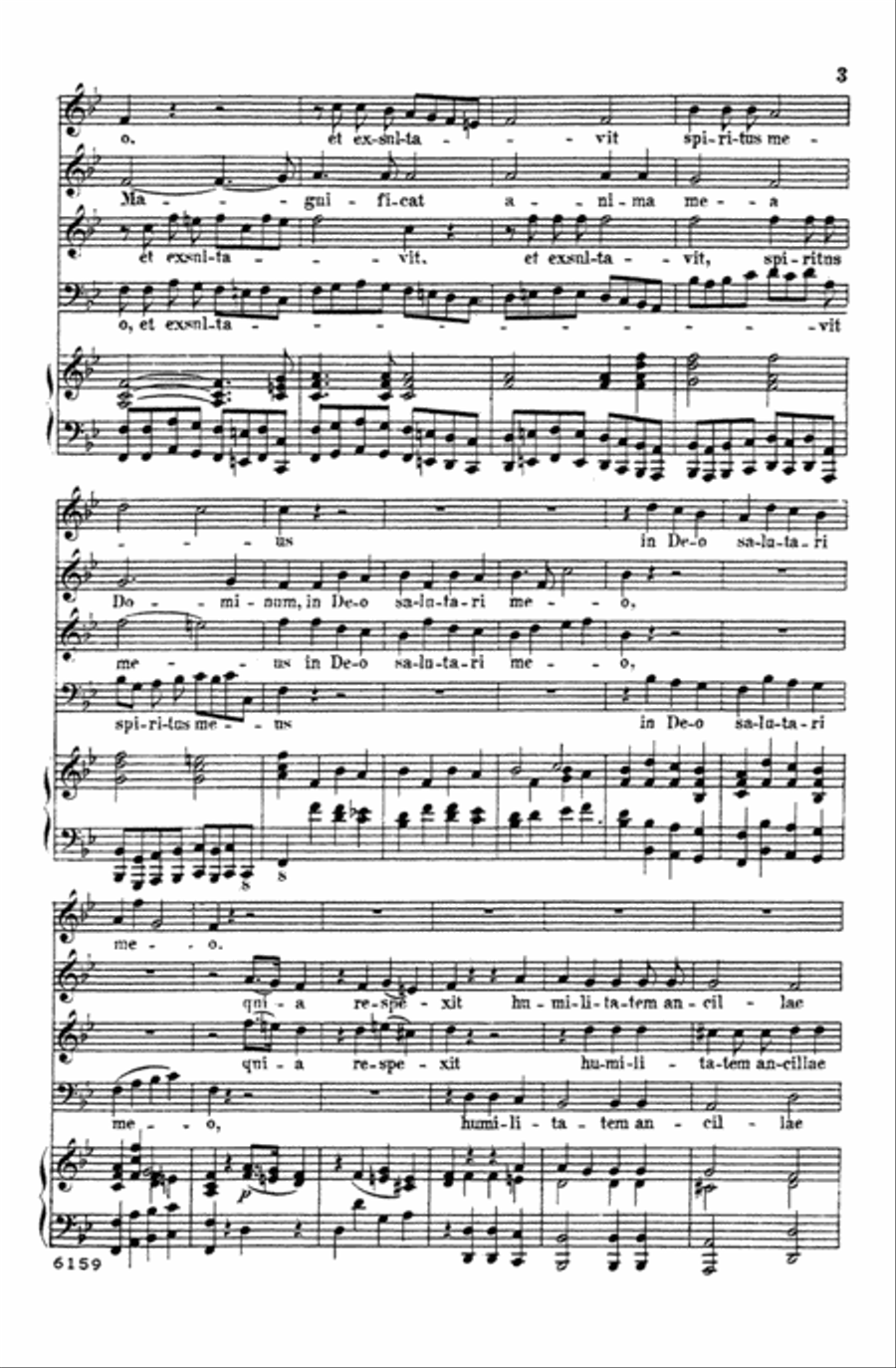 Magnificat Magnificat 4-Part scores gallery preview page 4