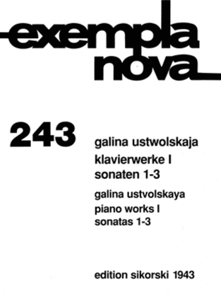 Sonatas, Nos. 1-3