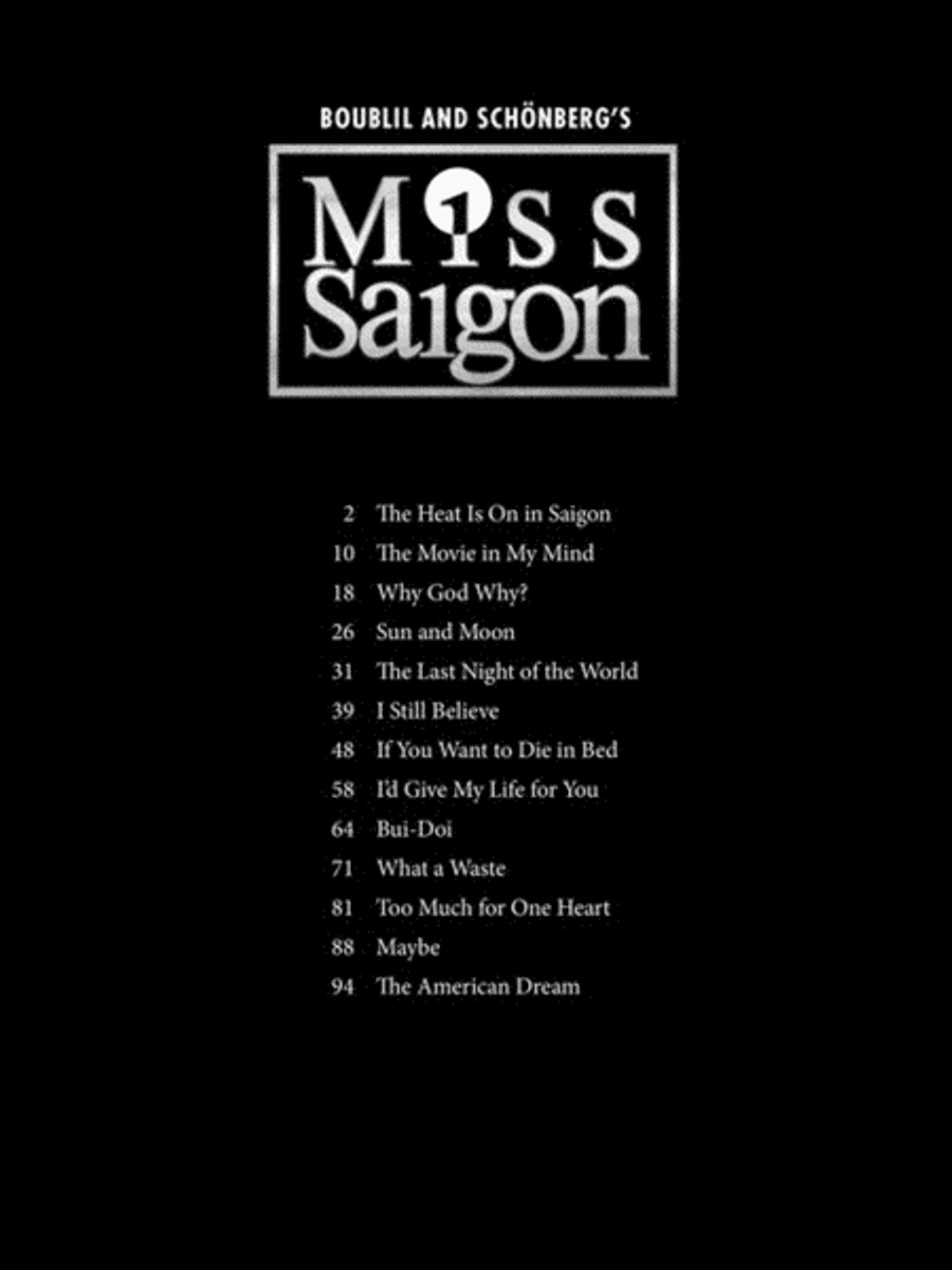 Miss Saigon (2017 Broadway Edition) Voice scores gallery preview page 4