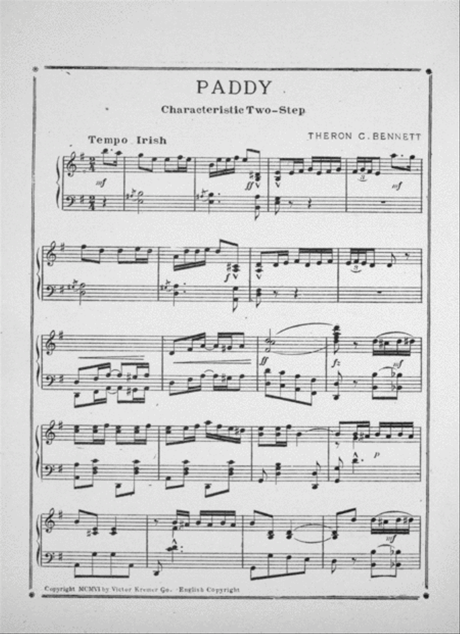 Paddy. Characteristic Two-Step Voice scores gallery preview page 2
