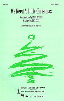 Book cover for We Need a Little Christmas