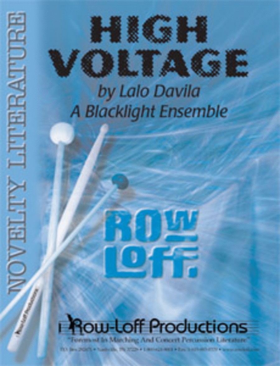 High Voltage Percussion Ensemble scores gallery preview page 1