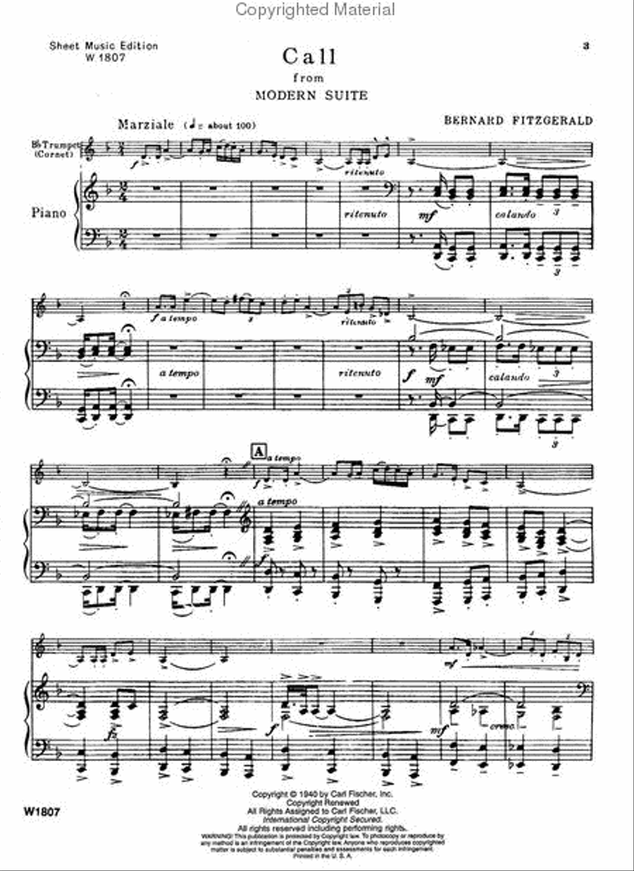 Call Trumpet Solo scores gallery preview page 2