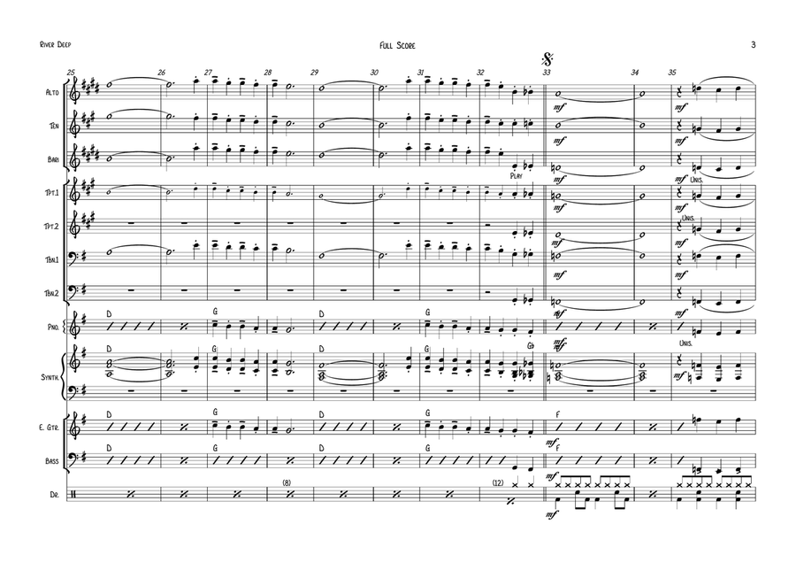 River Deep - Mountain High Large Ensemble scores gallery preview page 3